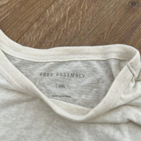 Free Assembly Cream Ringer Tee - Picture 6 of 7